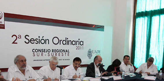 Se realizó en la Universidad Autónoma Benito Juárez de Oaxaca el Consejo Regional Sur-Sureste de ANUIES