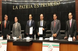 Firman ANUIES y el Senado de la República un Convenio para participar en la Consulta Democrática Nacional sobre la Constitución Mexicana