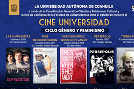 Ciclo de Cine “Género y Feminismo” Ofrece la UAdeC Durante Marzo