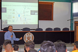 Explican ingenierías a estudiantes de prepa, en Coquimatlán
