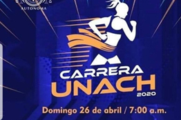 Celebrarán la Carrera UNACH 2020 en Tuxtla Gutiérrez