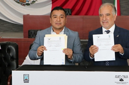 Firman convenio UAEM y Poder Legislativo para ofrecer diplomado a trabajadores