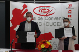 Firman convenio CUCEI y CMIC para facilitar prácticas a estudiantes