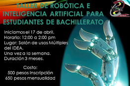 Inicia el Taller de Robótica e Inteligencia Artificial en el IDEA Saltillo de la UAdeC