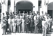 Asistentes a la asamblea constitutiva de la ANUIES, marzo de 1950.