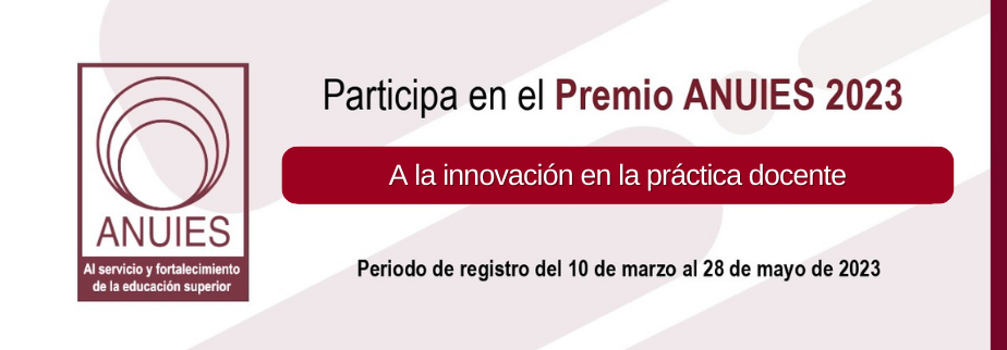 Premio ANUIES 2023 a la innovación en la práctica docente