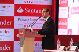 Palabras del Maestro Jaime Valls Esponda en la entrega del X Premio Santander a la Innovación Empresarial